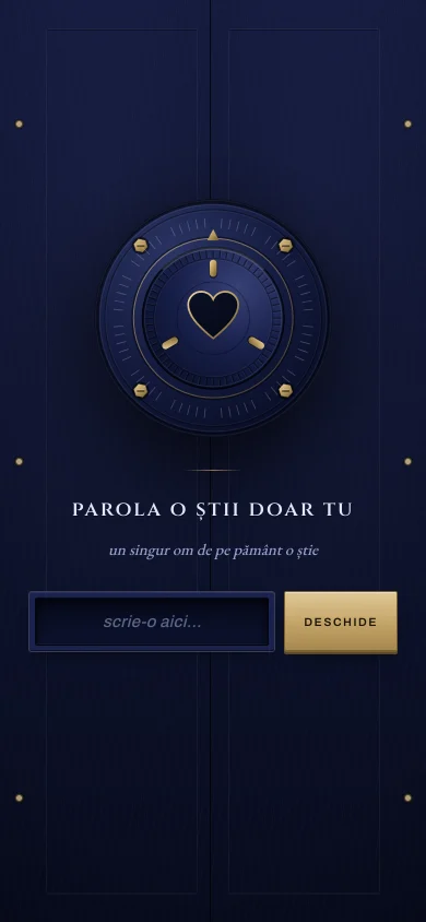 Exemplu din modelul Parola Inimii